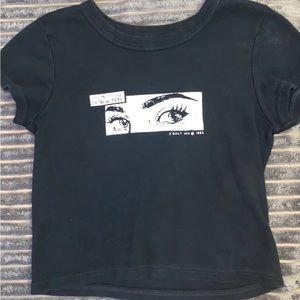 rare brandy Melville crop tee